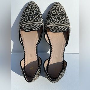 NWOT Restricted Brand Slip on Shoes color Black Cream, Size 9